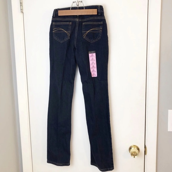 NWT Arizona Jean Co. Girls Dark Wash Jeans - Picture 5 of 6
